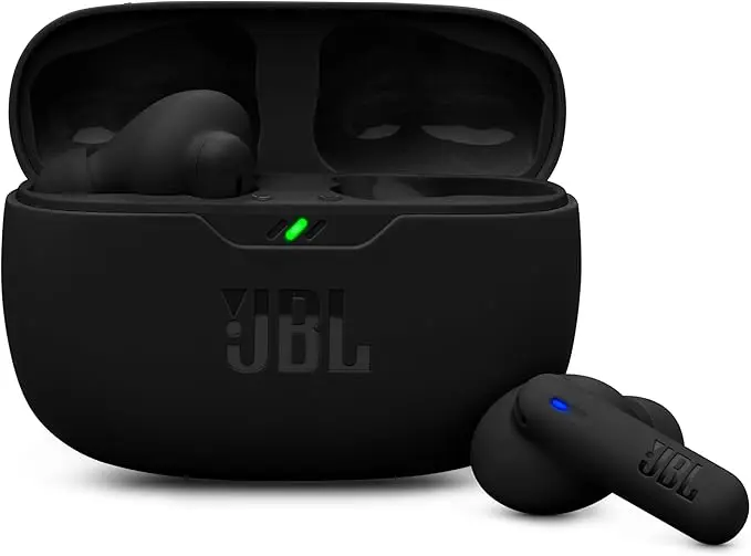 Fone de Ouvido Sem Fio, JBL, Bluetooth, Wave Beam 2, Intra Auricular, Sem Fio, Resistente À Água e Poeira - Preto 
